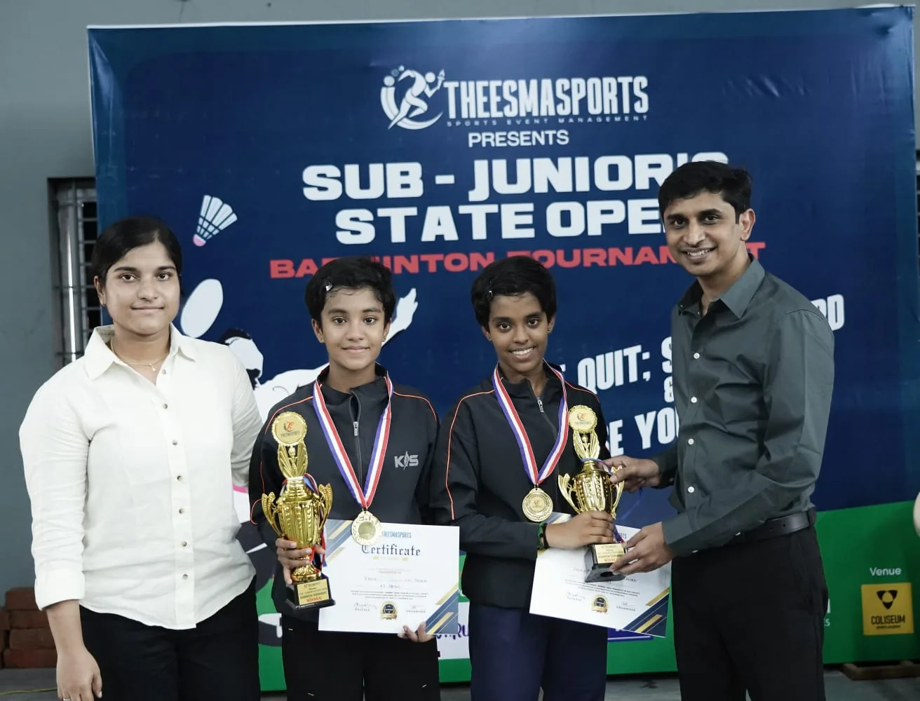 Sub-Junior State Level Open Badminton Tournament – Coimbatore (Nov 2024) gallery preview 13