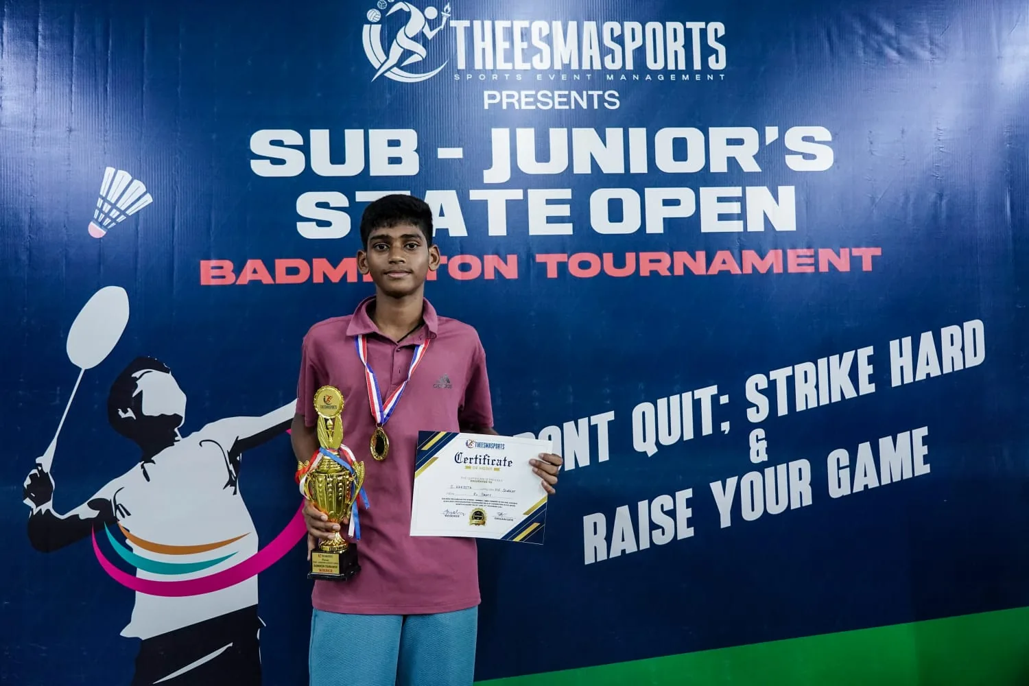 Sub-Junior State Level Open Badminton Tournament – Coimbatore (Nov 2024) gallery preview 38